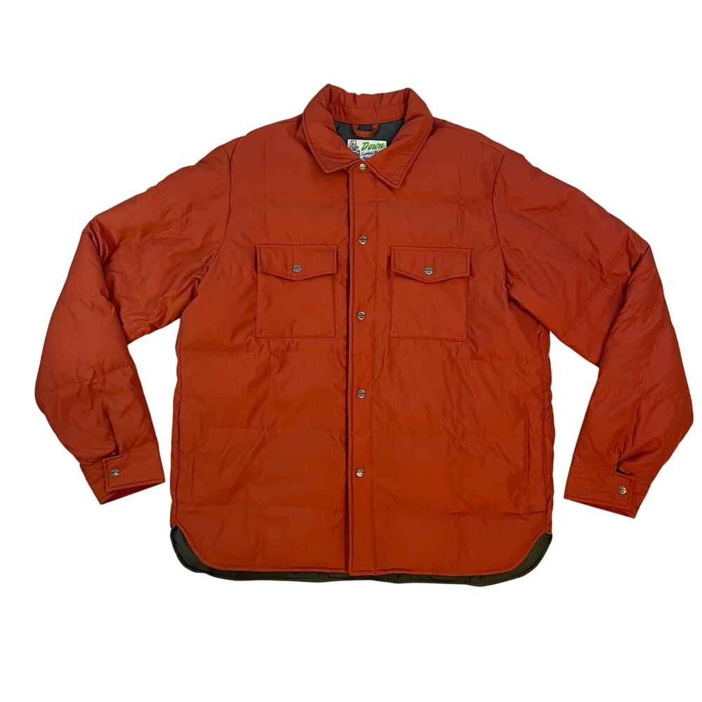 Eddie Bauer Yukon Model Down Jacket XXLT Orange Goose Down Fall 2011 Seattle USA